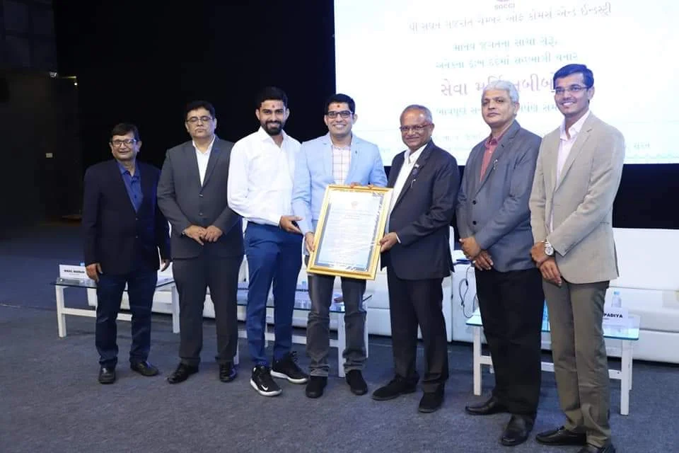 Best Foot Doctot Award by Chamber of Commerce Surat